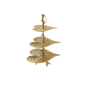 Plateau en métal en forme de cœur, éco-responsable, le plus vendu, design personnalisé couleur or, support à cupcakes pour mariage, support à gâteau en forme de cœur - Product Image 1