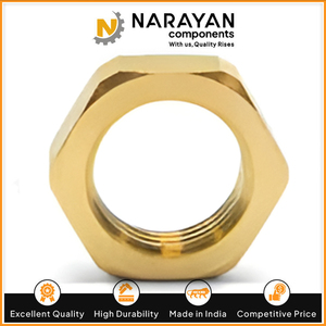 Premium Brass Hex <b>Lock</b> Nut Industrial Fastener for Secure <b>Thread</b> Locking and Long Lasting Performance - Product Image 3