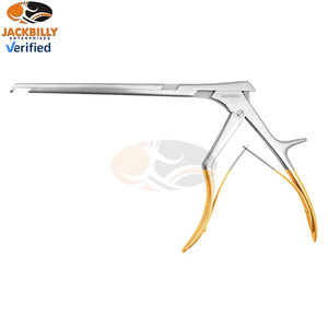 JACKBILLY Rongeur manuel en acier inoxydable de haute qualité, type Kerrison, plaque de fixation standard, angle de morsure 40 degrés, taille de morsure 3 mm - Product Image 5