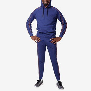 Ensemble survêtement homme personnalisé avec logo – Nouveau design respirant en polaire, sweat à capuche zippé et short de jogging XL Plus imprimé pour l'hiver - Product Image 3