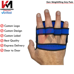 Durable Weightlifting Grip Pad Men Women Gym Anti Slip Deadlift <b>Training</b> Pads - Product Image 5