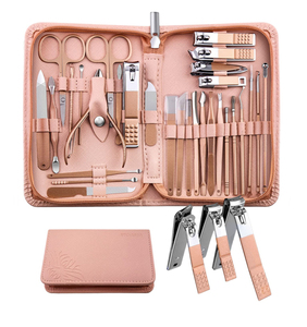 Durable Manicure Pedicure Kit For Personal Grooming And Salon Beauty Treatments Stainless Steel <b>Nail</b> Care Instrument <b>Set</b> - Product Image 3