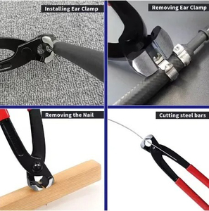 Alicates de Presión de Una Sola Punta de 8 Pulgadas (200 mm) de Acero al Carbono, Herramienta Manual para Reparación Automotriz - Product Image 3