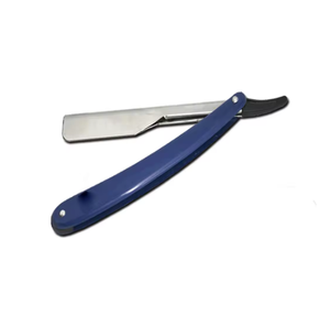 Navaja de afeitar para hombre de acero inoxidable alemán de alta calidad, diseño Cut Throat con mango de madera, en venta. - Product Image 2