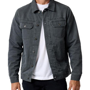 Veste slim pour homme, veste en jean ajustée, style élégant, tissu en coton durable, port flexible, confortable, veste professionnelle - Product Image 3