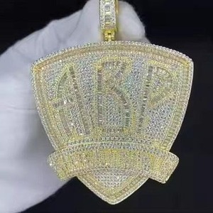 Wholesale Supply Circle Shape Hip Hop Pendant for Party and Wedding Gift Available at Affordable Price - Product Image 1