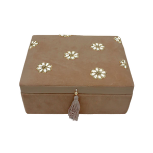 Handmade Embroidered Fabric Stylish Rectangle <b>Box</b> for All Occasions and Gift Giving by whimsy art craft - Product Image 3