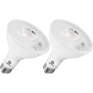 Confezione da 2 Lampadine PAR30 per Esterni, LED 75 Watt Equivalente, 850LM 5000K Luce Diurna, Accensione Automatica, Base E26 - Product Image 1