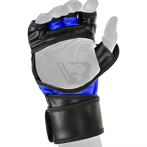 Hot Selling Half Finger High Quality Custom Professional Training MMA Boxing Fingerless Gloves - Product Image 4