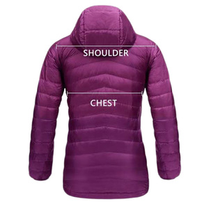 Chaqueta de Plumón de Ganso Larga, Delgada, Brillante, Impermeable y Reversible con Capucha para Mujer de Alta Calidad - Product Image 4