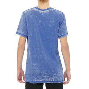T-shirt unisexe 100 % coton pour homme, coupe oversize, délavé à l'acide, manches courtes, col rond, anti-plis, longueur longue, léger, service OEM - Product Image 4