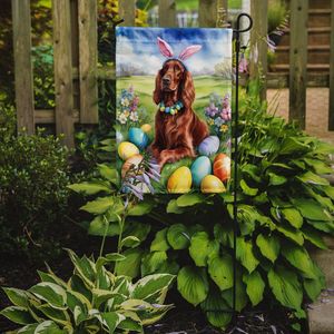 Setter irlandés huevo de Pascua caza jardín bandera Multicolor buzón decorativo patio Banner para Patio ilustraciones para camas de flores varios - Product Image 2