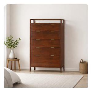 Meuble de chambre et de salon en bois moderne SAPA RANGE, commode, armoire haute, écologique, de qualité supérieure - Product Image 1