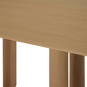 Solid Wood Modern Dining Set, Minimalist Rectangular Wooden Furniture, Contemporary Natural Wood Table and Chairs for Home - Product Image 5