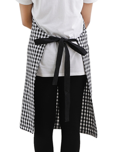100% Cotton Sleeveless <b>Pocket</b> Apron Woven Customisable Eco-Friendly Durable Reusable Soft Daily Sanitary - Product Image 2