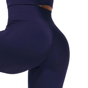 Leggings pour femmes sur mesure, design personnalisé, en spandex/polyester, longueur cheville, anti-transpiration, taille haute, motif patchwork - Product Image 6