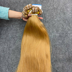 สินค้าขายดีปี 2026 เทปต่อผมแท้ เส้นผมตรงสลวย สีน้ำผึ้ง ผมเรียงเส้นสวย ผลิตจากโรงงานในเวียดนาม - Product Image 1