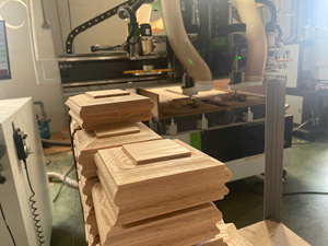 Cubiertas de Madera Premium para Escalones, Cubiertas Cuadradas de Madera Sólida, Pieza Tradicional para Escaleras, Fácil Instalación - Product Image 3