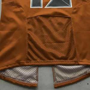 Camiseta de Fútbol Americano Universitaria Sublimada de Manga Corta, Talla Grande, con Impresión de Número y Logotipo del Nombre del Equipo Personalizado, de Secado Rápido - Product Image 6