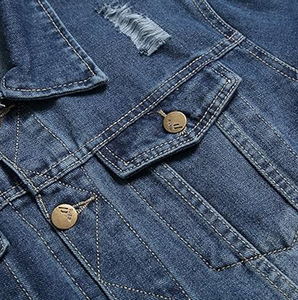 New Loose Fashion Denim Bomber With Stand Collar Workwear Casual <b>Upper</b> Clothes Men's Spring And Autumn Jacket - Product Image 5
