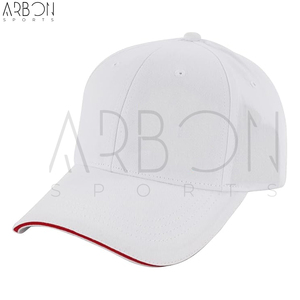 Casquette de baseball unie blanche à 6 panneaux, broderie personnalisée du logo, en sergé de coton premium, ajustable, pour le sport et l'extérieur - Product Image 2