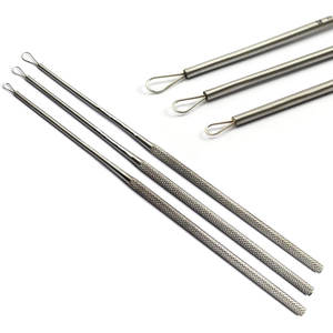 Kit Profesional de Limpieza de Oídos, Herramienta de Acero Inoxidable para Remover Cera de Oídos con Billeau Loops, Seguro - Product Image 1