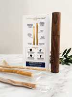 Bâtonnets de Miswak Naturels de Haute Qualité, Soin Blanchissant pour les Dents, Pack de 4 avec Support en Bois, Miswak Herbal en Vente