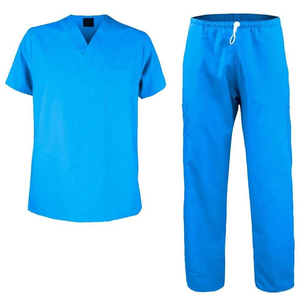 Uniformes Médicos Unisex para Hospital, Trajes Quirúrgicos Elásticos para Doctores y Enfermeras, Conjuntos Cómodos de Mezclilla M&F - Product Image 3