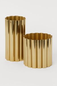 Modern Gold Aluminum Customizable High Quality Tabletop Vases <b>Set</b> Geometric Design Wedding Centerpiece Decor Handmade Creative - Product Image 3