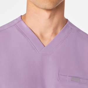Camiseta Médica Unisex de Manga Larga para Hospital, Uniforme de Enfermería, Algodón y Poliéster, Tejido Jersey con Detección de Agujas - Product Image 5