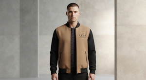 Veste à capuche en mélange de coton premium avec empiècements contrastés |   AZBA International – Nouvelle collection streetwear légère et respirante pour le printemps (ODM) - Product Image 3
