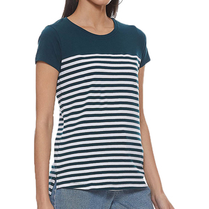 Camiseta informal estampada de verano para mujer, camiseta de manga corta de algodón transpirable, suave, ligera, cómoda, elegante - Product Image 3