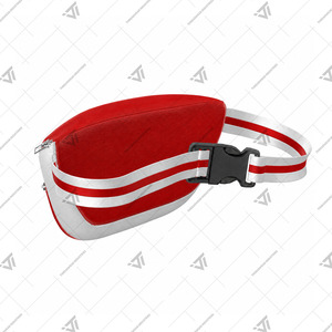 Custom Wholesale Greek Delta | Sigma | Theta Sorority Clothing Embroidered Faux Leather Fanny Pack Bag - Product Image 4