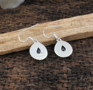 Boucles d'oreilles pendantes en topaze bleue naturelle, argent sterling 925, pierres précieuses facettées, bijoux de luxe pour mariage, cadeau pour femmes et unisexe - Product Image 5