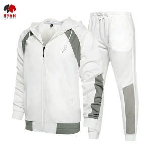 Survêtement pour homme Ryan Pro Gear, coupe classique, écologique, 100% polyester, design 2-en-1, taille élastique, poches latérales, hiver - Product Image 5