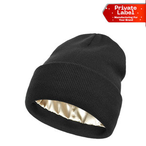 Bonnet de nuit en satin pour hôtel de luxe et spa, protection capillaire, bonnet doux et soyeux pour usage quotidien - Product Image 1