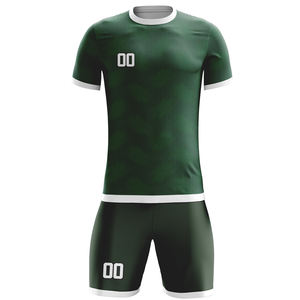 Uniforme de Fútbol Personalizado al por Mayor, Camiseta Transpirable de Manga Corta con Impresión de Nombre, Conjunto de Uniforme de Fútbol Económico - Product Image 4