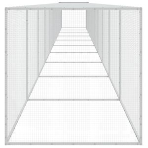 Jaula para Pollos de Acero Galvanizado Antracita Resistente, Jaula para Animales de Larga Duración - Product Image 4