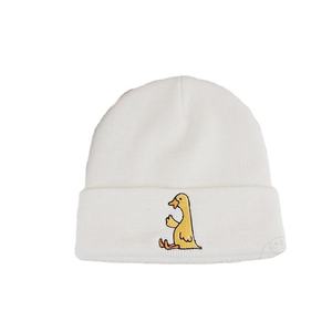 Bonnet tricoté de haute qualité pour hommes et femmes, style décontracté, avec logo animal brodé amusant, modèle L01, fabriqué au Vietnam, chaud pour l'hiver, vente en gros - Product Image 1