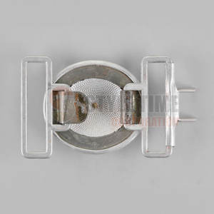 Hebilla de acero duradera para cinturones de uniforme con acabado pulido y sujeción fuerte, hebilla de acero ajustable para uniforme con bordes lisos - Product Image 2