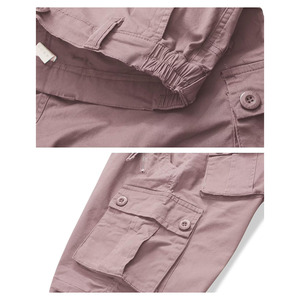 Shorts cargo en tissu premium pour femmes, vêtements d'extérieur de bonne qualité, impression de logo personnalisée pour femmes - Product Image 6