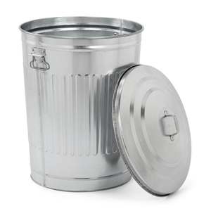 Poubelle en métal galvanisé de conception nouvelle pour le nettoyage intérieur, idéale pour le bureau, la maison, la cuisine et les déchets multi-usages à prix avantageux - Product Image 1