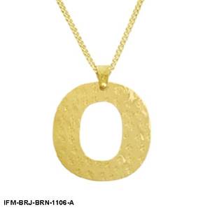 Collar con Colgante de Latón Texturizado Hecho a Mano, Acabado Dorado, Cadena Ajustable de 22 Pulgadas para Mujer, Ideal para Fiestas y Compras - Product Image 5