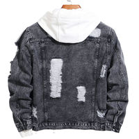 Vestes en jean vintage en toile, durables, en coton, pour l'extérieur, décontractées d'été, avec fermeture éclair sur le devant, imperméables, respirantes, réversibles, service OEM