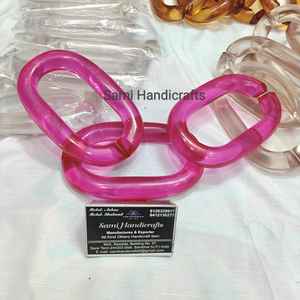 โซ่เรซิ่นใสแบบผสมสำหรับตกแต่งผนัง DIY ฉากกั้นห้อง และอุปกรณ์ตกแต่งม่าน - Product Image 4