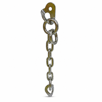 Handy Man 735SS Edelstahl Vibrationspolierter X-Kopf Metrischer Kletterbolzen mit Öse für Kettenanker 26kN 10 & 12mm