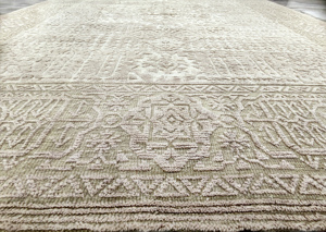 Alfombra Kilim de Patrón Floral Transicional, Rectangular, de Lana/Algodón, Anudada a Mano, para Oración, Ejercicio, Sala de Estar - Product Image 5
