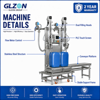 Machine de remplissage d'huiles comestibles pour bidons et bouteilles, idéale pour l'huile de cuisson, l'huile végétale et l'emballage de liquides