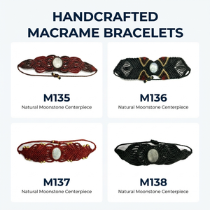 Premium Macrame Braided Boho <b>Bracelet</b> - <b>Adjustable</b> Hand-Woven Jewelry for Gift, Ethnic Friendship Style, Durable Design - Product Image 6