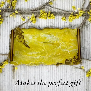 Bandeja de Resina para Servir Té, Bebidas y Aperitivos, Vajilla de Cocina, Bandeja de Resina Azul, Venta al por Mayor - Product Image 2